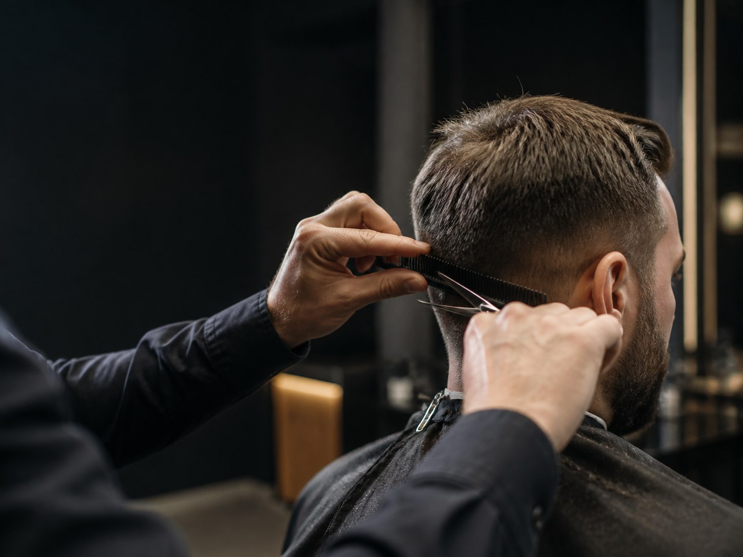Фото-пример услуги «Мужская стрижка»